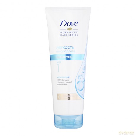 Dove Advanced Hair Oxygen Moisture Szampon do włosów cienkich 250 ml
