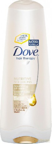 Dove Hair Therapy Nourishing Oil Care Odżywka włosów suchych i puszących się 200 ml