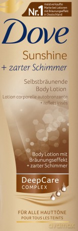 Dove Summer glow Soft shimmer Balsam delikatnie opalizujący dla ciemnej karnacji 250 ml