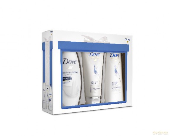 Dove Zestaw prezentowy Intensive Repair (szampon 250 ml + odżywka 180 ml + żel pod prysznic Deeply Nourishing 250 ml)