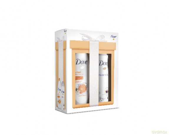 Dove Zestaw prezentowy Invisible Dry (żel pod prysznic Go Fresh 250 ml + deo spray 150 ml)
