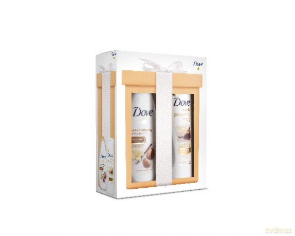 Dove Zestaw prezentowy Shea Butter (żel pod prysznic 250 ml + mleczko do ciała 250 ml)