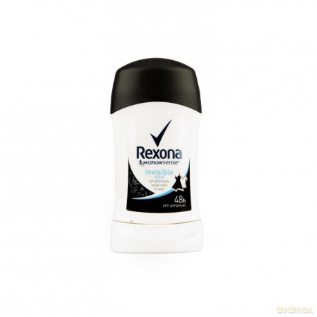 Rexona Invisible Dezodorant damski w sztyfcie Aqua 40 ml