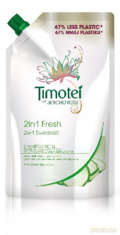 Timotei szampon 2 w 1 świeżość- ogórek - zapas 500 ml