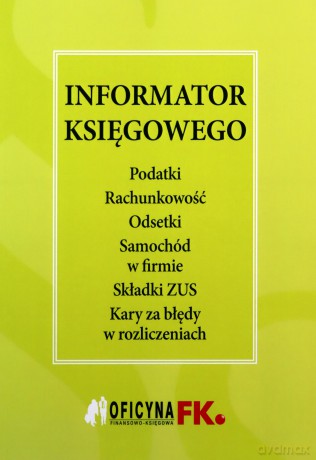 Informator księgowego [KSIĄŻKA]