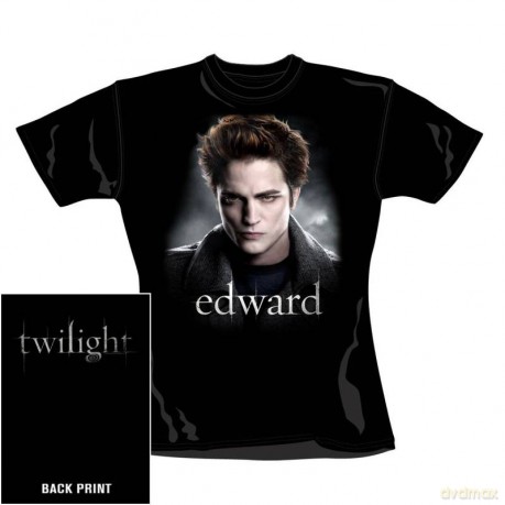 Twilight: Edward Face (girl) Black (S) [T-SHIRT]