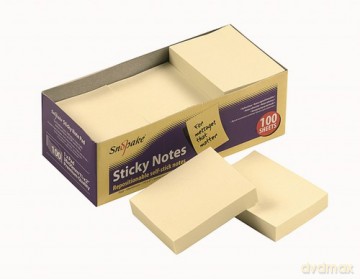 Karteczki samoprzylepne 50x38 żółte 100 s