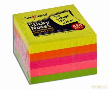 Karteczki samoprzylepne 50x50 neon 400 s