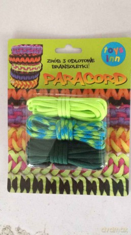 Paracord mix zielony zestaw kreatywny