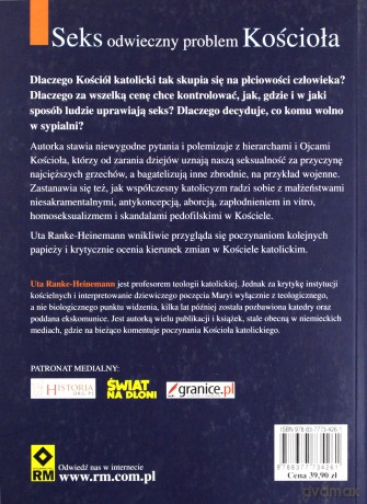 Seks. Odwieczny problem kościoła - Uta Ranke-Heinemann [KSIĄŻKA]