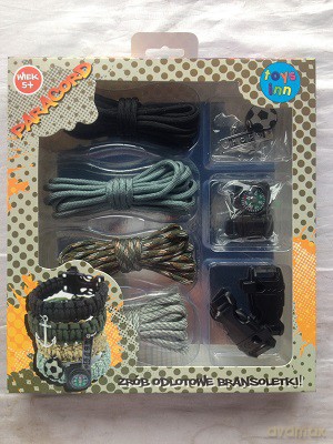 Zestaw paracord chłopięcy zestaw kreatywny