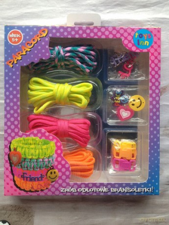 Zestaw paracord dziewczęcy zestaw kreatywny