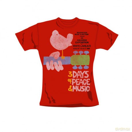 Woodstock 40th Anniversary: Update 69 (girl) Red (S) [T-SHIRT]
