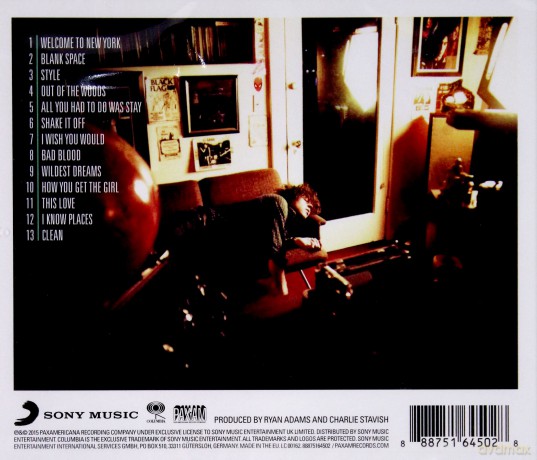 Ryan Adams: 1989 [CD]