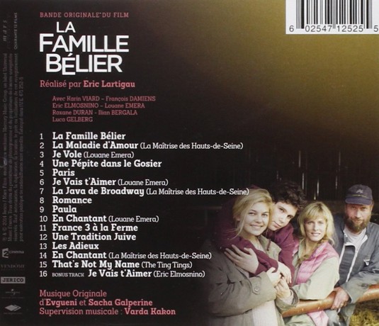 Eric Elmosnino: La Famille Bélier / Rozumiemy się bez słów Soundtrack [CD]