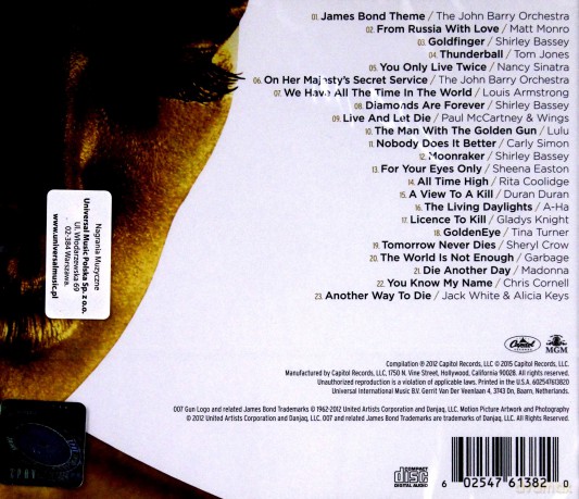 Best Of Bond... James Bond soundtrack [CD]