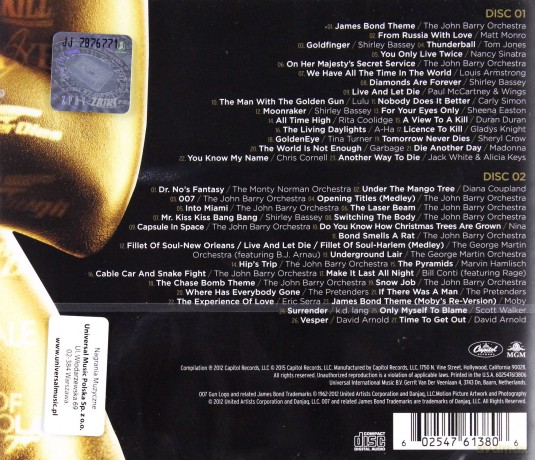Best Of Bond... James Bond soundtrack (Deluxe) [2CD]