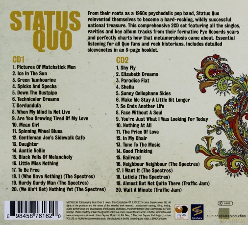 Status Quo: The Very Best Of The Early Years (digipack) [2CD]