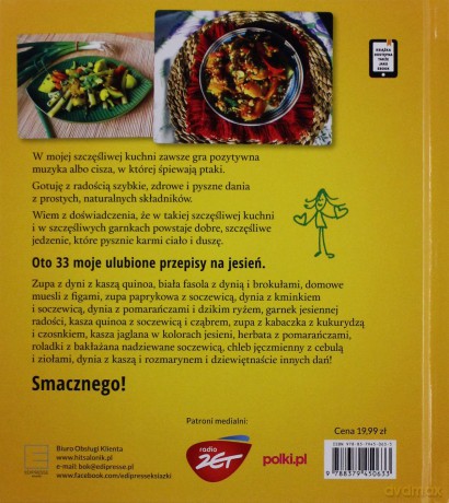 Szczęśliwe garnki. Kulinarne przepisy na jesień - Beata Pawlikowska (twarda) [KSIĄŻKA]