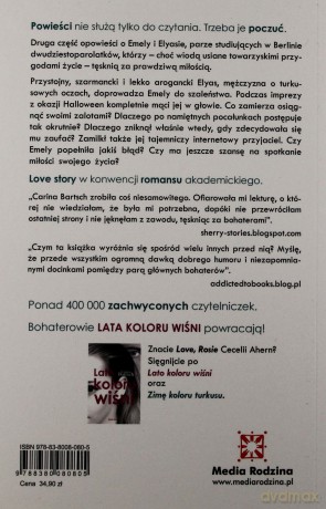 Zima koloru turkusu - Carina Bartsch [KSIĄŻKA]