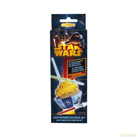 12 mieczy świetlnych na muffiny. Gwiezdne Wojny (Star Wars)