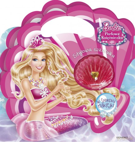 Barbie perłowa księżniczka. Teczka z prezentem [KSIĄŻKA]