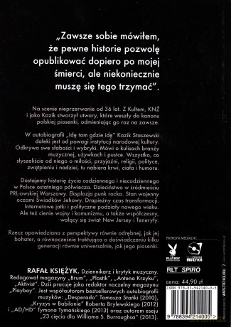 Idę tam, gdzie idę - Kazik Staszewski, Rafał Księżyk [KSIĄŻKA]