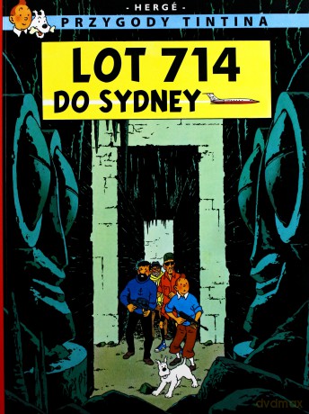Lot 714 do Sydney. Przygody Tintina (Tom 22) - Herge [KOMIKS]