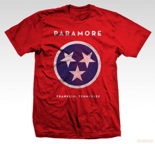 Paramore: Flag Red (S) [T-SHIRT]