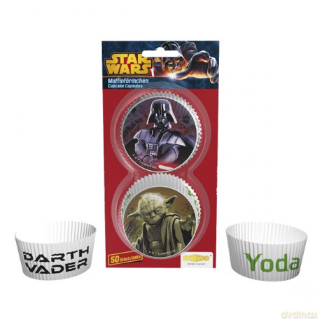 Gwiezdne Wojny. Papilotki na muffiny 50 sztuk (Star Wars)