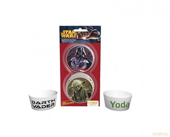 Gwiezdne Wojny. Papilotki na muffiny 50 sztuk (Star Wars)