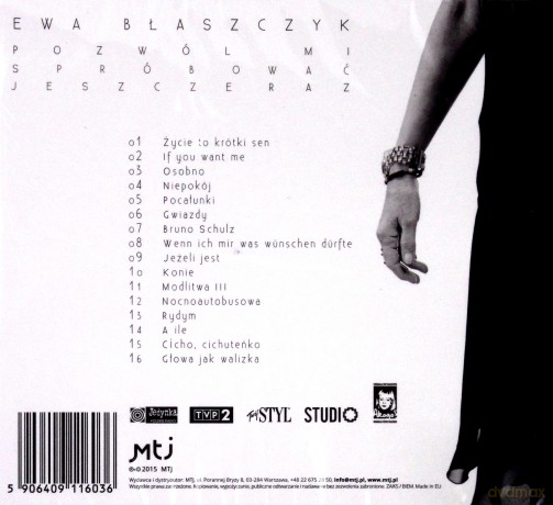 Ewa Błaszczyk: Pozwól mi spróbować jeszcze raz [CD]