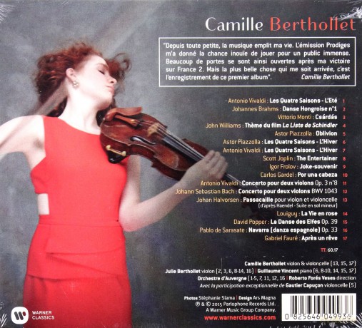 Camille Berthollet: Prodiges [CD]