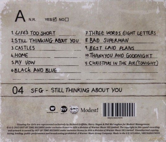 Scouting For Girls: Still Thinking About You [CD]