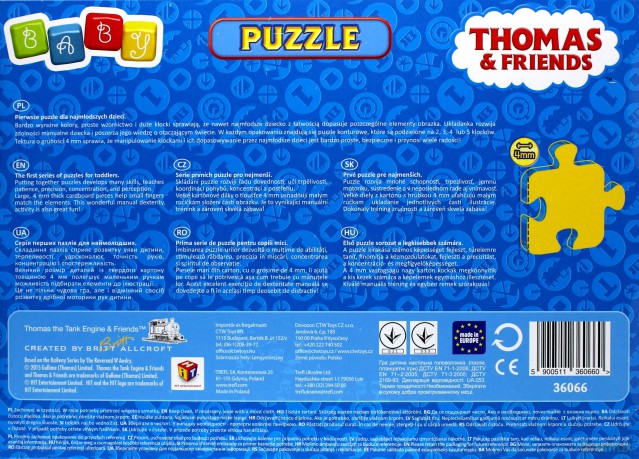Baby Classic - Tomek i przyjaciele [PUZZLE]