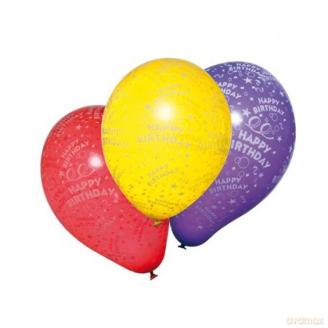 Baloniki Happy Birthday 10 sztuk