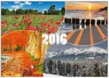 Kalendarz 2016 Trójdzielny Pory Roku GM822 [KALENDARZ]