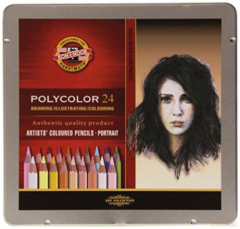 Kredki Polycolor 3824 24 kolory Portret