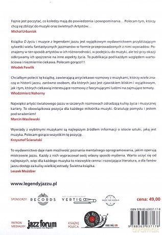 O życiu i muzyce z legendami jazzu - Paweł Urbaniec [KSIĄŻKA]