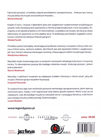 O życiu i muzyce z legendami jazzu - Paweł Urbaniec [KSIĄŻKA]