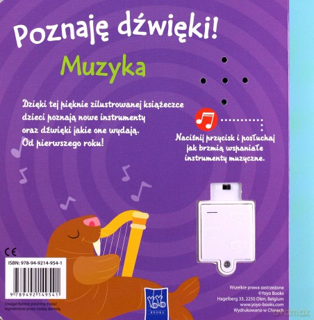 Poznaję dźwięki! Muzyka [KSIĄŻKA]