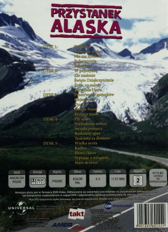 Przystanek Alaska sezon 4 [BOX] [5DVD]