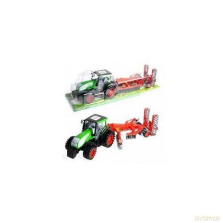 Traktor plastikowy duży z akcesoriami