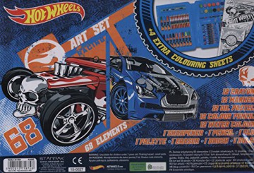 Zestaw artystyczny 68 elementów Hot Wheels