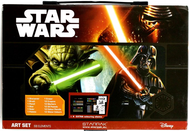 Zestaw artystyczny 68 elementów Gwiezdne Wojny (Star Wars)