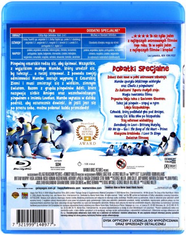 Happy Feet: Tupot małych stóp [Blu-Ray]