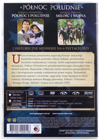 Północ Południe: Księga 1+2 [BOX] [6DVD]