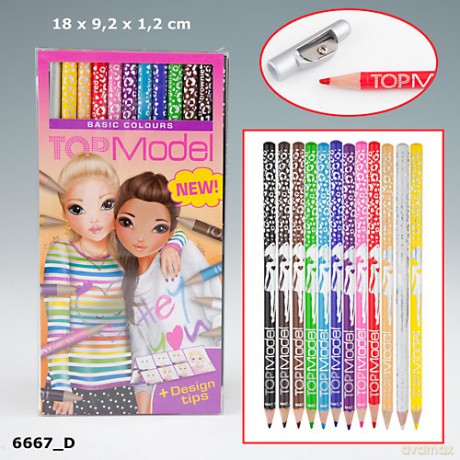 Kredki topmodel 12 kolorów 6667d