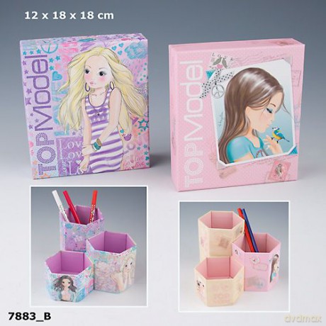 Piórnik na biurko fioletowy Top model 7883b