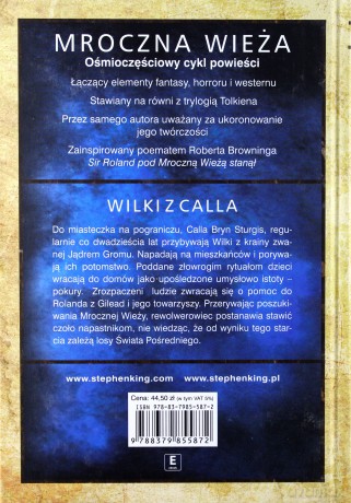 Wilki z Calla. Mroczna Wieża (Tom 5) - Stephen King [KSIĄŻKA]
